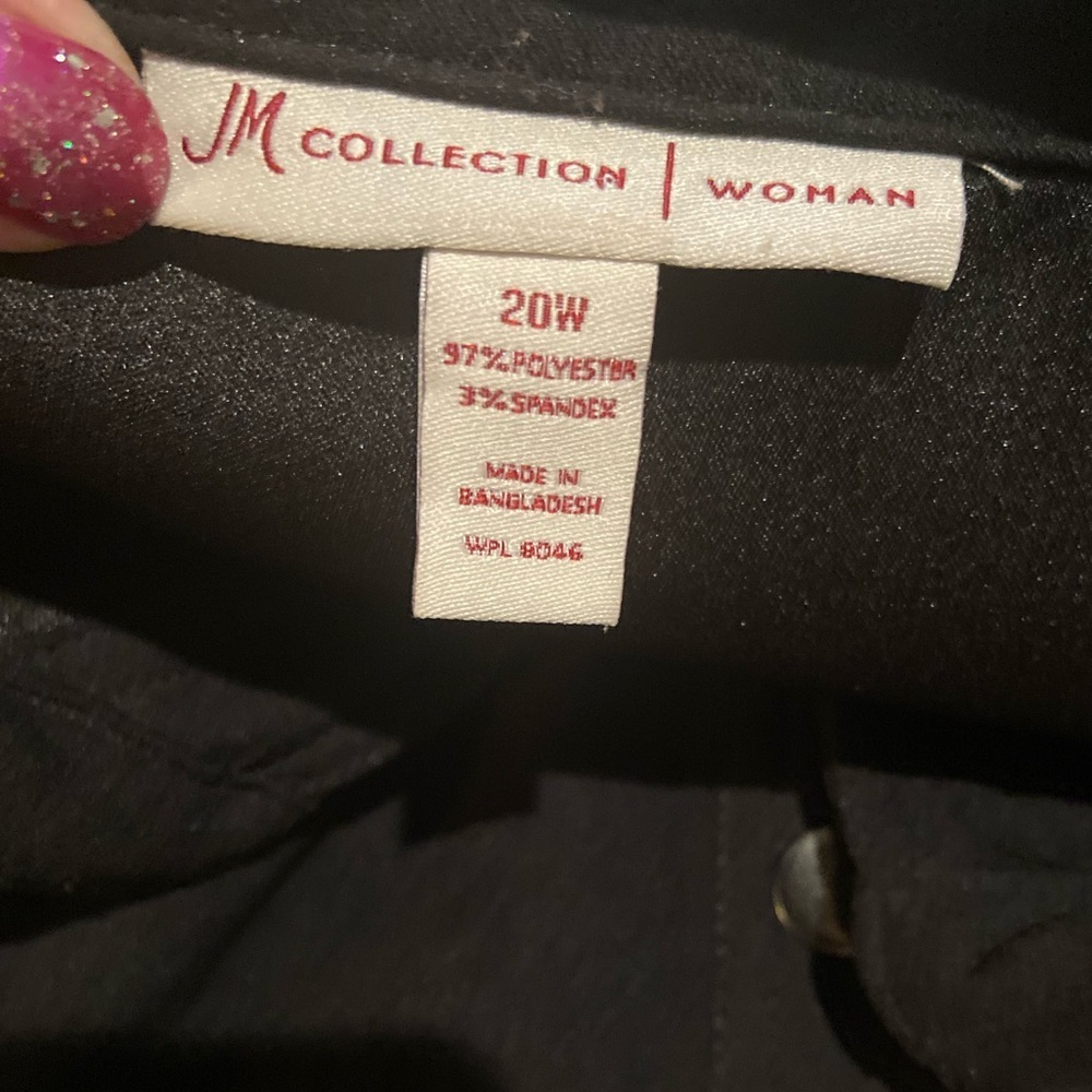 JM Collection~Lightweight~Polyester-Blend~Jacket~… - image 2